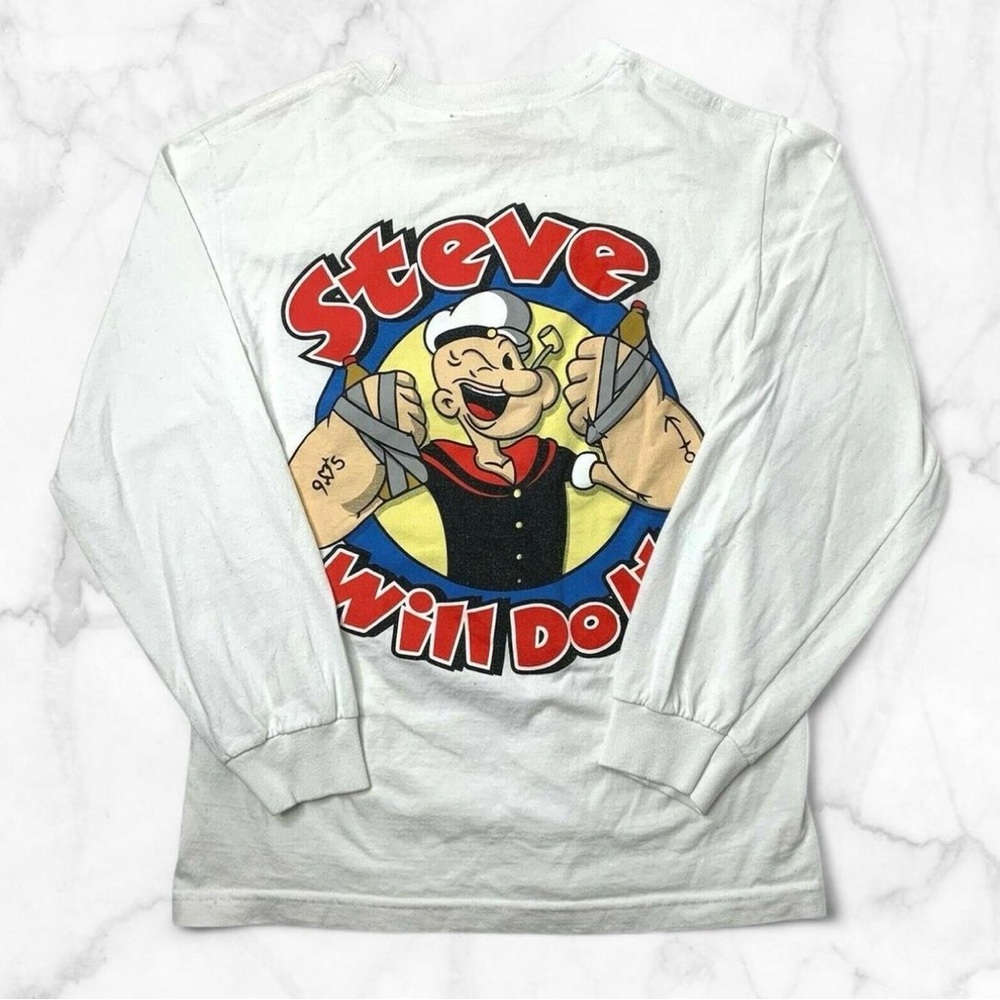 💪 Full Send “Steve Will Do It” Popeye Graphic Long Sleeve💪